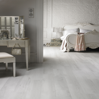 White Gray 12x48 Vinyl Flooring at The Flooring District