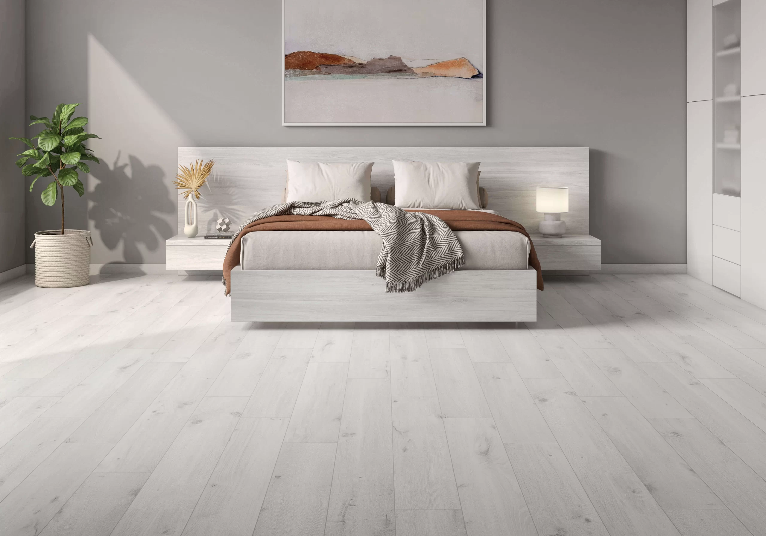 Grove White Wood Look Porcelain Tile by Pamesa importers by The Flooring District in Tampa Florida