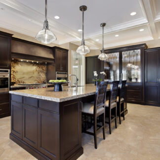 Ebony Shaker Kitchen Cabinet.