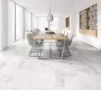 Amazing Bianco Porcelain Tile โ a refined marble-look porcelain in pure white tones with subtle veining, available in polished or satin finishes. Its elegant surface enhances brightness and sophistication while offering durability, water resistance, and easy maintenance. Perfect for stylish floors and walls in kitchens, bathrooms, and contemporary living areas.