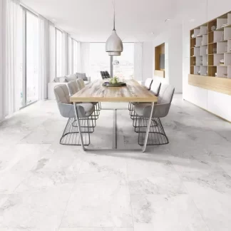 Amazing Bianco Porcelain Tile — a refined marble-look porcelain in pure white tones with subtle veining, available in polished or satin finishes. Its elegant surface enhances brightness and sophistication while offering durability, water resistance, and easy maintenance. Perfect for stylish floors and walls in kitchens, bathrooms, and contemporary living areas.