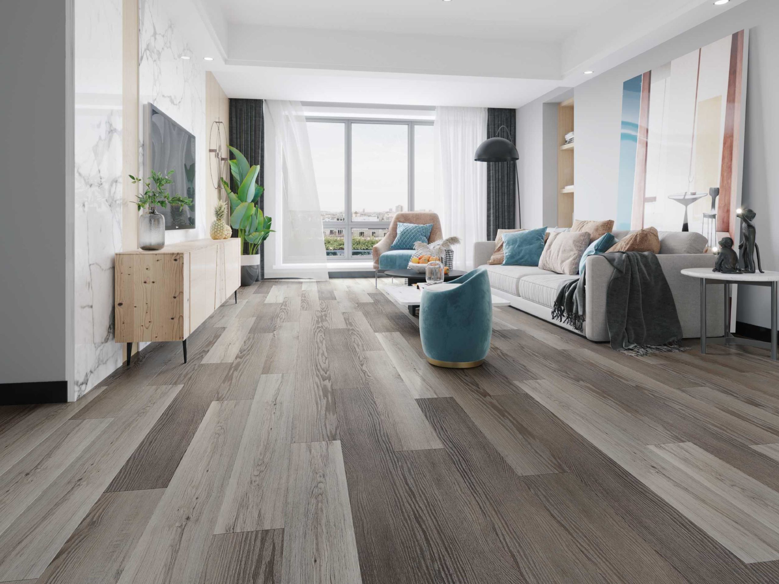 Installed SPC Waterproof Vinyl Flooring | Bremen Brown