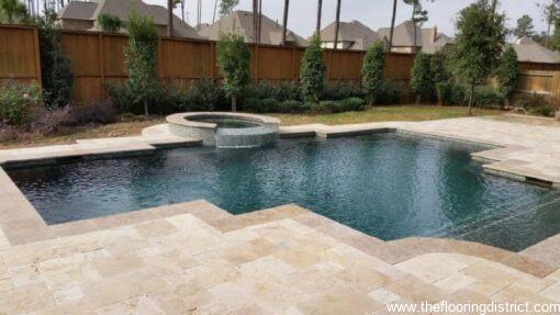 Tuscany Walnut Paver Travertine at The Flooring District