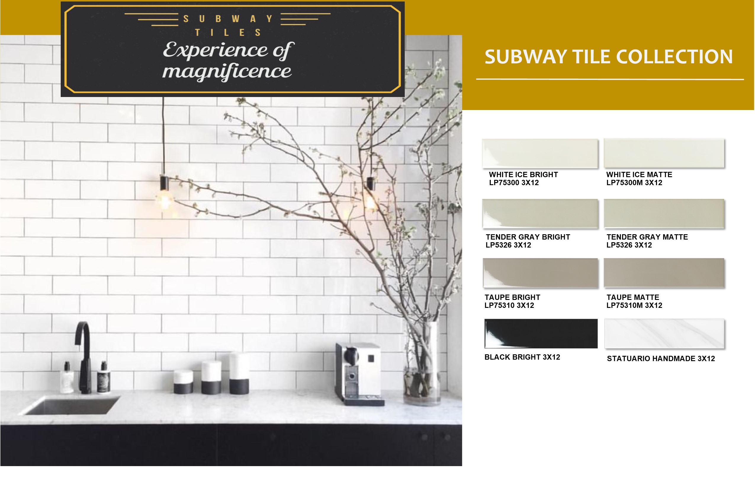Taupe Matte 3x12 inch | Porcelain Tile