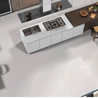 Kandence Blanco Concrete Porcelain Floor & Walls at The Flooring District