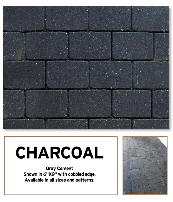 Charcoal Brick Pavers