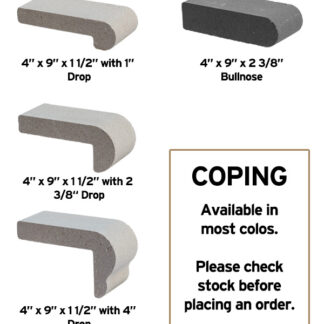 Coping Brick Pavers