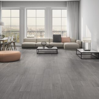 Landes Gris Wood Porcelain Tile