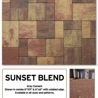 Sunset Blend Brick Pavers
