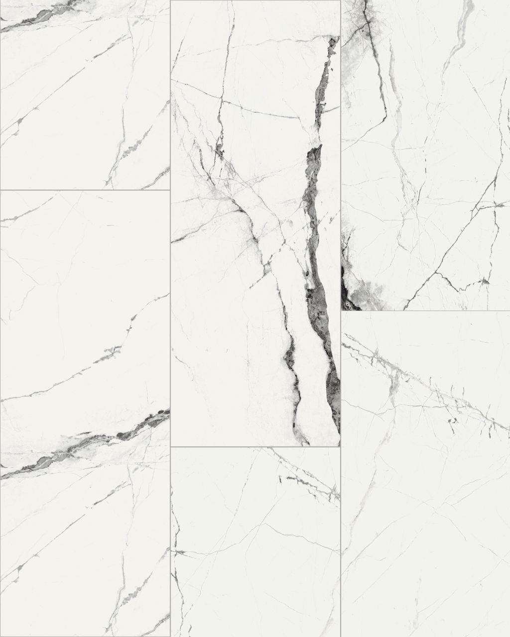 New Ice White 18 x 47 Polished Porcelain Tile