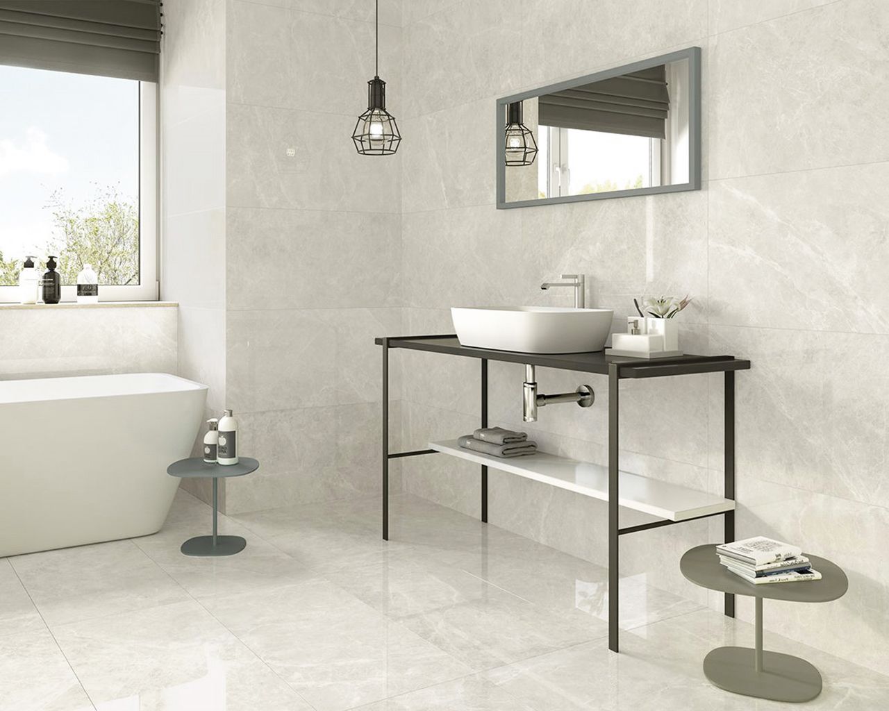 Crepusculo Cream 24 x 48 Porcelain Tile