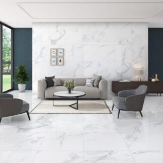 STATUARIO SMOKE Porcelain Tile Flooring at The Flooring District