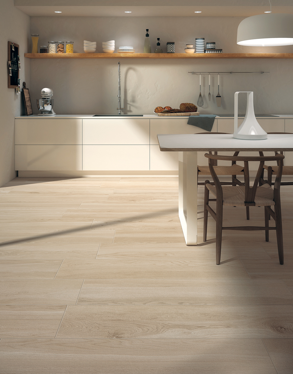 Kalon Haya Wood Look Porcelain tile French Oak light beige color. Porcelain tile in Tampa by The Flooring District