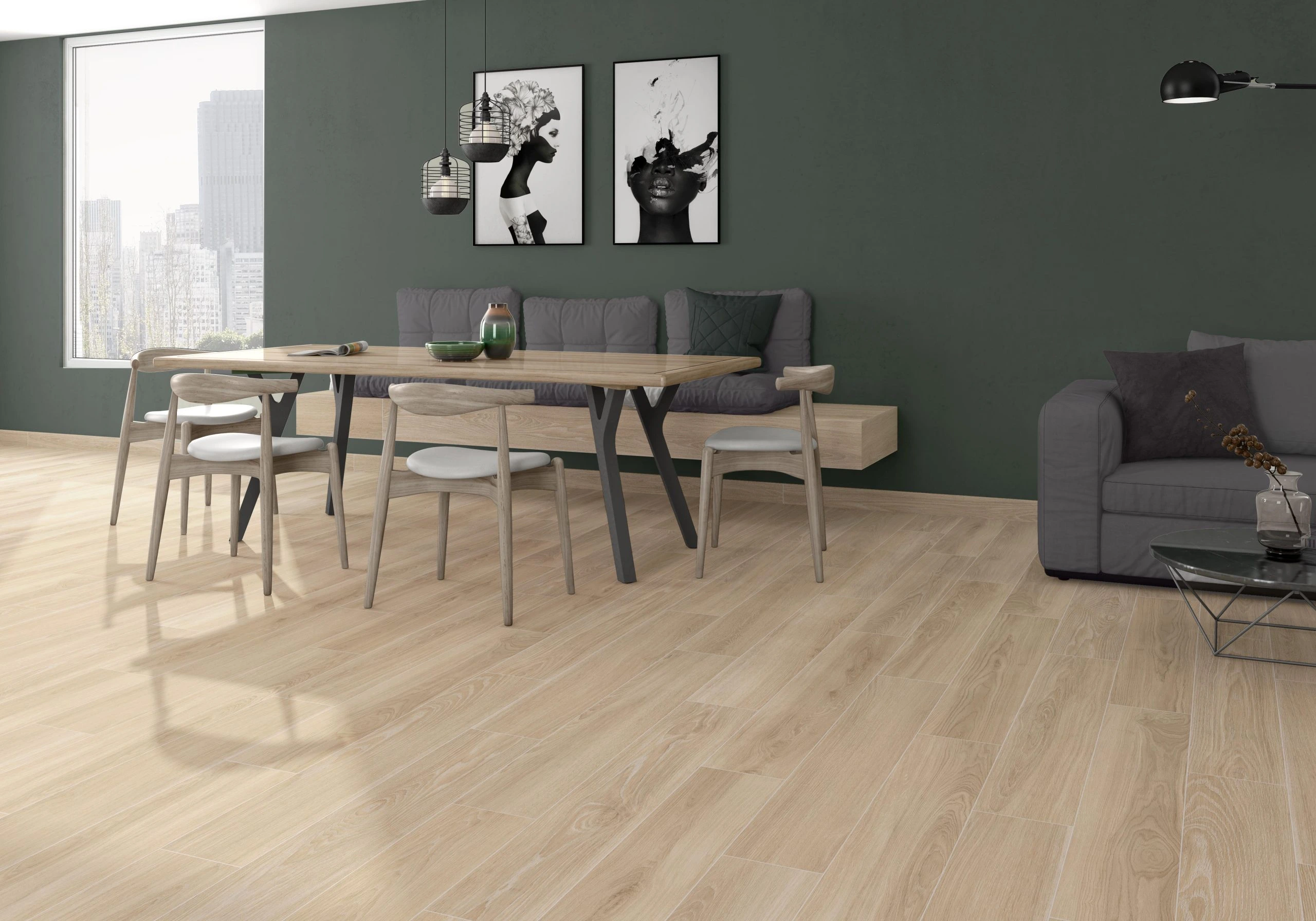 Aren Arena Wood Look Porcelain Tile at The Flooring District