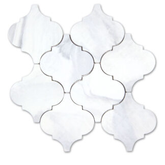 Calacatta Grey Arabesque - 10.75" x 10.25"
