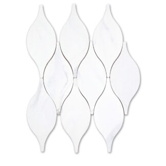 Calacatta Grey Teardrop - 12" x 12"