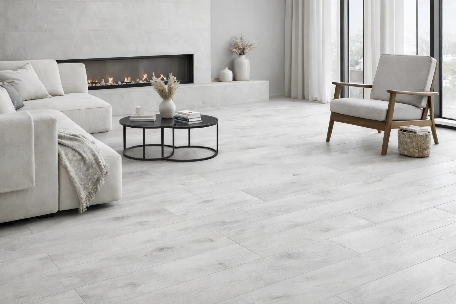 Evoque Perla Wood Porcelain Tile by Pamesa in tampa Florida import by The Flooring District