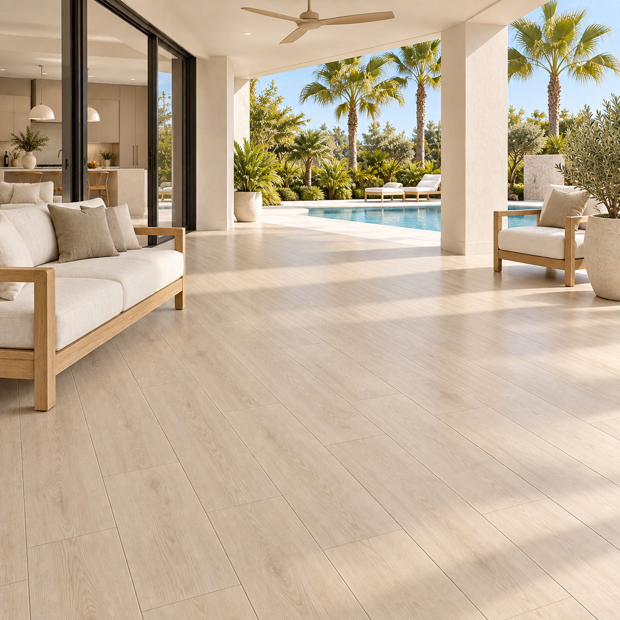 Kalon Perla 10x60 Wood Look Porcelain Tile