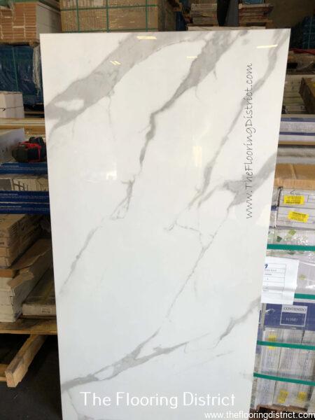 White Carrara Porcelain Tile Super Statuario Porcelain Tile