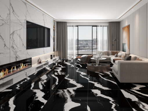 Black Panda Porcelain Tile