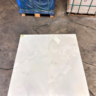 Onix Pluss 24 in. x 48 in. Polished Porcelain Stone Look Floor and Wall Tile