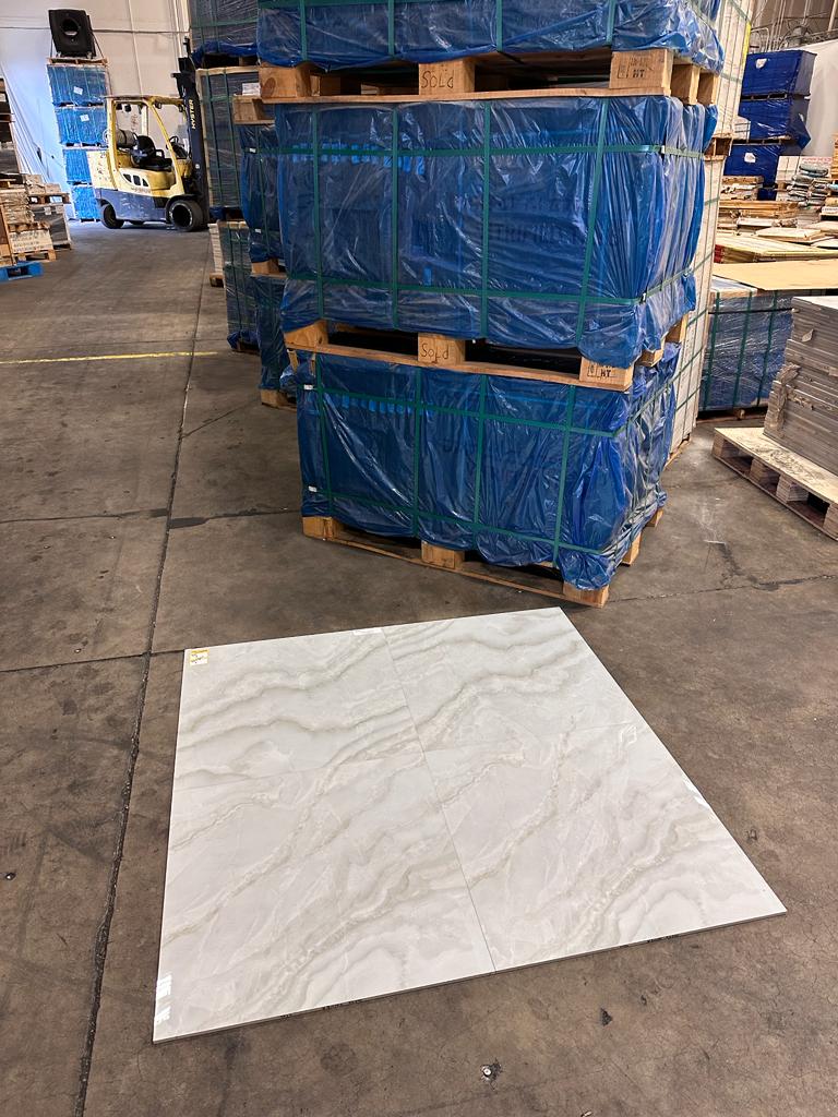 Polished Porcelain Stone Onix Look Floor and Wall Tile