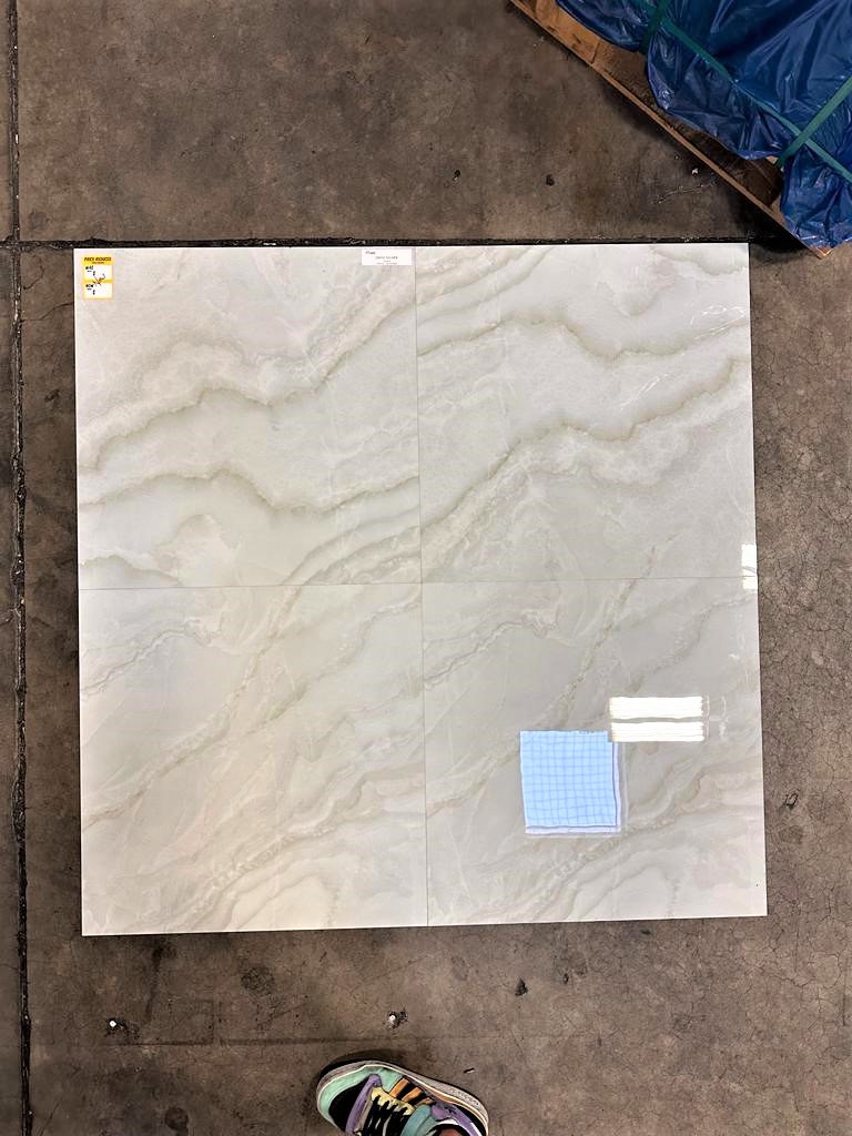 Polished Porcelain Stone Onix Look Floor and Wall Tile