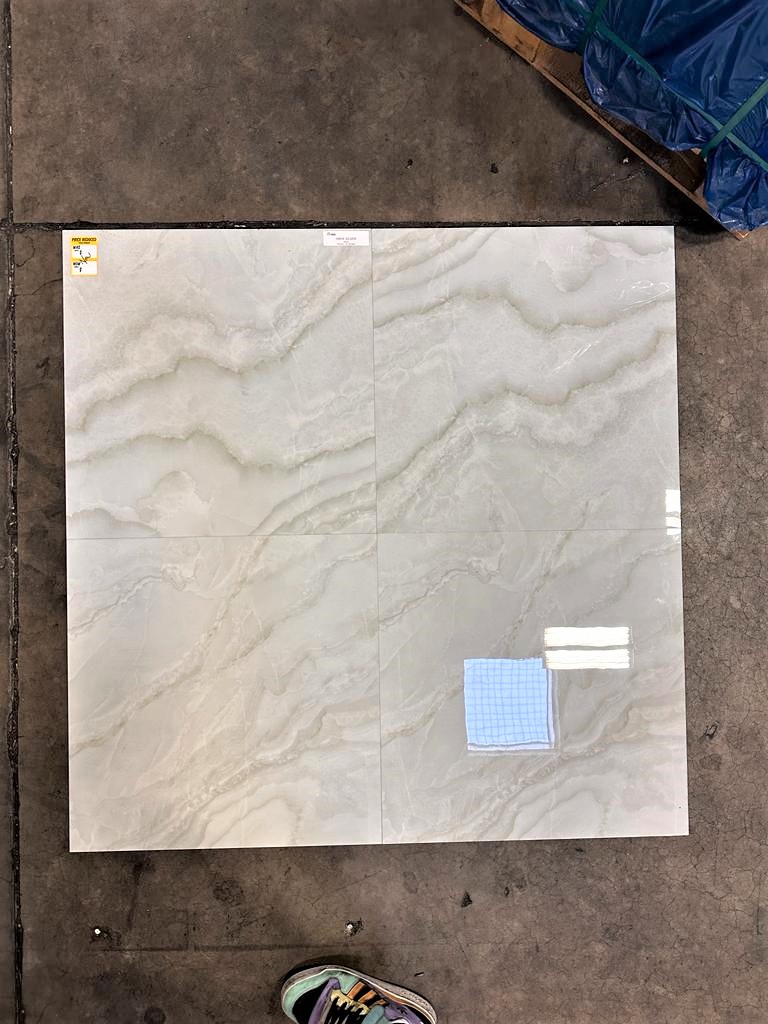 Polished Porcelain Stone Onix Look Floor and Wall Tile