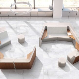 Onyx White Porcelain Tile at The Flooring District