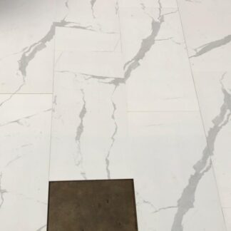 Statuario Quantum Polished Porcelain Stone Look Floor and Wall Tile
