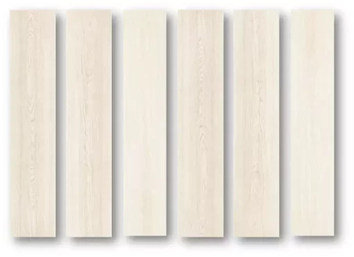 Nordby White 9.19x47 Porcelain Tile β stylish whitewashed wood-look porcelain with subtle grain details for a clean and modern design. The 9.19x47 plank format enhances the natural wood effect while providing durability, water resistance, and easy maintenance. Ideal for floors and walls in kitchens, bathrooms, and living spaces.