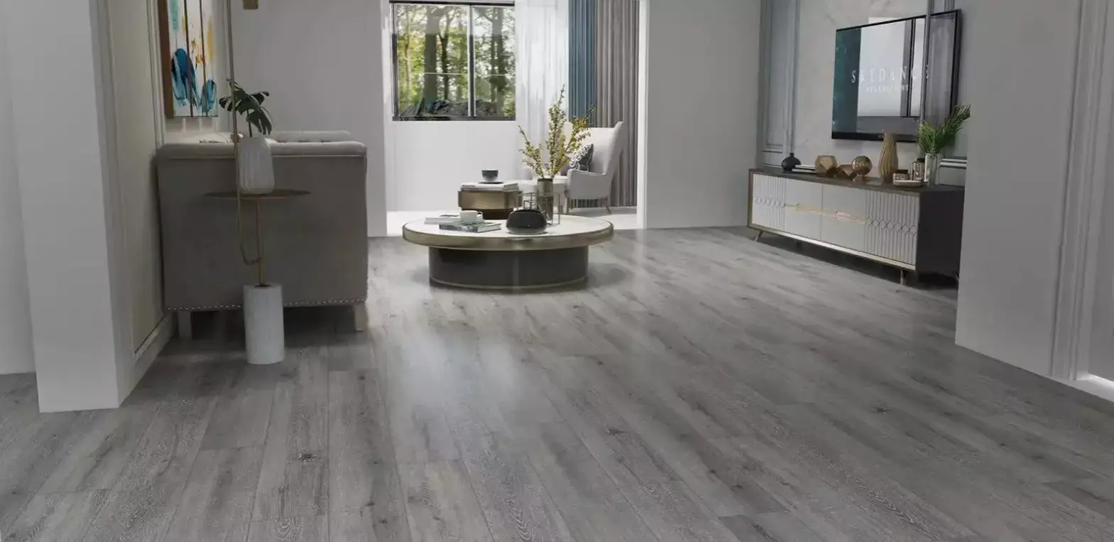 💎Ash Gray Wood Vinyl Flooring 🏷 | The Flooring District