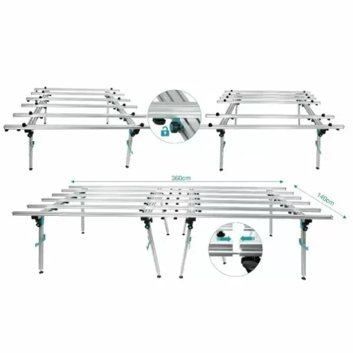 Portable Work Bench - BIHUI, large format tile tools, flooring tools, tools for flooring, flooring installer tools