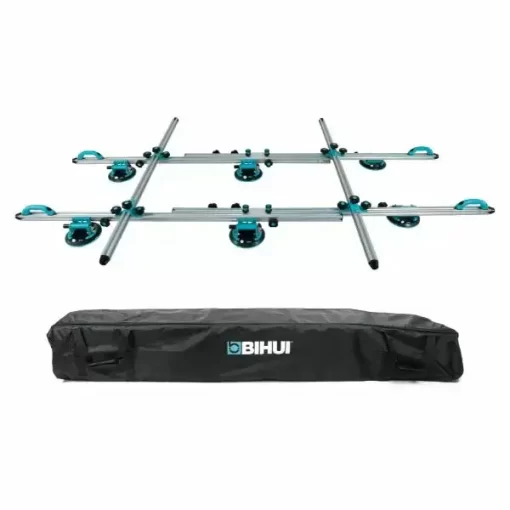 Large Format Tile Carrier System - BIHUI, large format tile tools, flooring tools, tools for flooring, flooring installer tools, Folding Portable Workbench Table