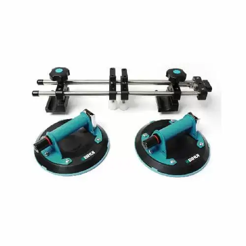 Interchangable Vacuum-Style Tile Spacing Regulator, 8-inch - BIHUI, large format tile tools, flooring tools, tools for flooring, flooring installer tools, Folding Portable Workbench Table