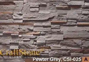 Pewter Grey Vintage Ledgestone, Mosaics, Decoration, Art, InteriorDesign, Tiles, Handmade, Craftsmanship,HomeDecor, Stoneware, CustomMosaic, UniqueGift, ArtisticMosaic, WallArt, NaturalStone, StoneMosaic
