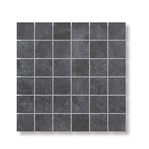 Mirava Beton Black Porcelain Glossy Mosaic Straight 2×2, porcelain tile, concrete look porcelain tile, tile store near me, tampa tile, the flooring district, large format tile, porcelain tile grey, carving porcelain tile, tile store in tampa, floor and décor, wholesale flooring, stone look porcelain tile, modern porcelain tile. miami flooring distributor, ceramic tile, bathroom tiles, big format porcelain tiles, flooring store in tampa, flooring store in clearwater, flooring store in orlando,