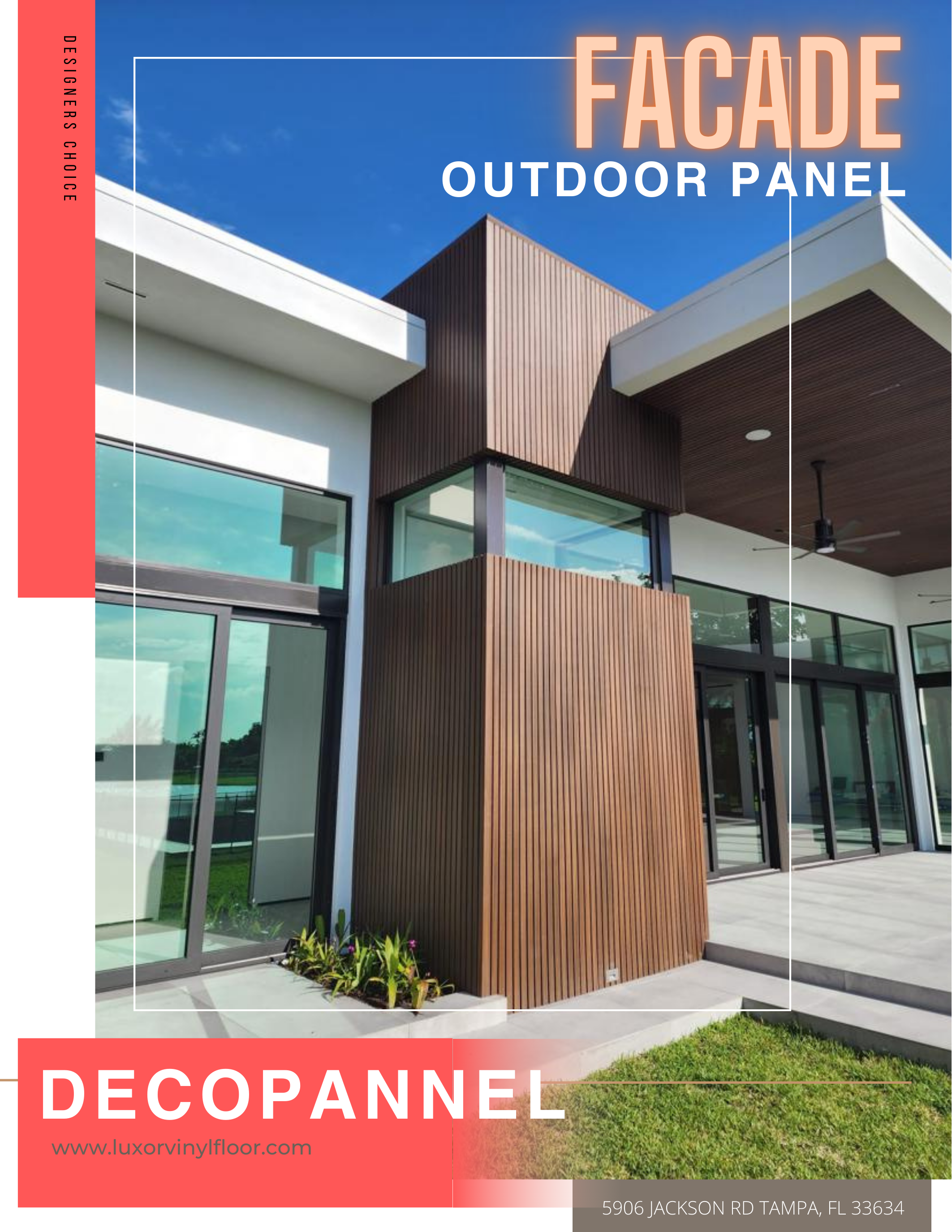3D Fluted Wall Panel Outdoor