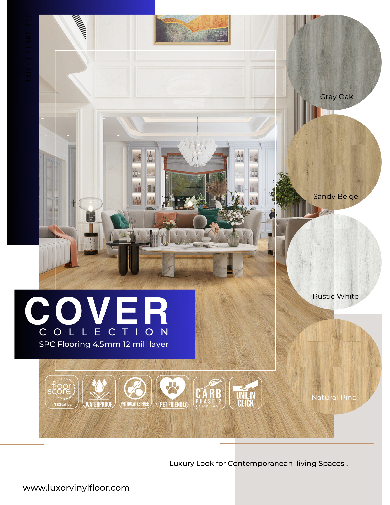 Vinyl SPC Flooring Cover Collection