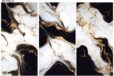 Ebilo Black and Gold Porcelain Tile, gold porcelain tile, gold tiles floor and walls, the flooring district