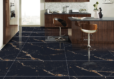 Vience Black and Gold Marble Porcelain tile, The Flooring District, black marble flooring, black & golden flooring, large format porcelain tiles