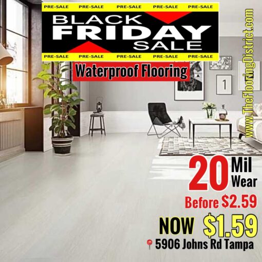 Black Friday Special 2024 at The Flooring District of Tampa, SPC flooring. Luxury vinyl