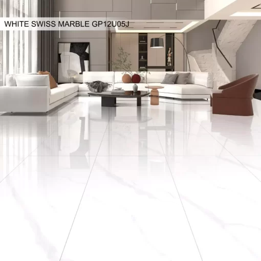 White swiss marble