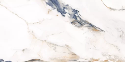 Zara Blue Glossy Porcelain Tile 24X48