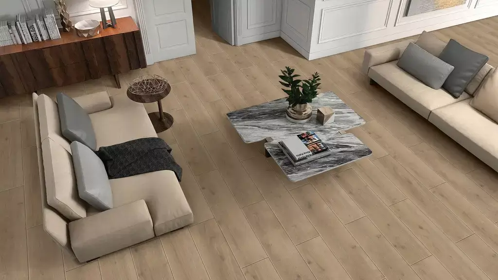 Versate Natural 8x48 Wood-Look Porcelain Tile, Matte Look Porcelain Tile