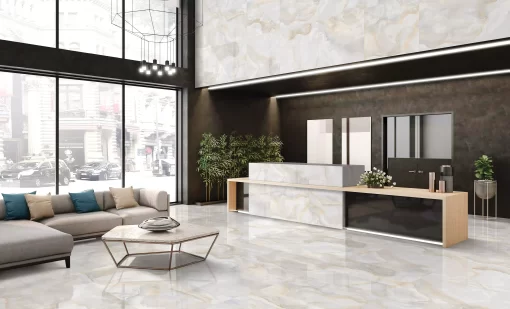Cloud Brown Porcelain Tile β elegant marble-look porcelain in rich brown tones with natural veining. Designed for both floors and walls, this durable and water-resistant tile is ideal for kitchens, bathrooms, and living areas. Combines the luxurious beauty of marble with the strength and easy maintenance of porcelain.