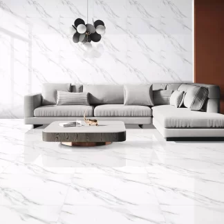 Thunder White porcelain tile, white marble look porcelain, polished porcelain tile, matte porcelain tile, large format porcelain tile, luxury porcelain flooring, marble effect porcelain, white porcelain flooring, white wall tile, elegant porcelain tile, bathroom marble look porcelain, kitchen porcelain tile, living room porcelain flooring