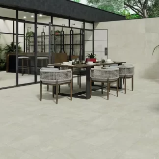 Bellevue Ivory porcelain tile, 295x295 porcelain tile, ivory porcelain tile, square porcelain tile, neutral porcelain flooring, ivory wall tile, elegant porcelain tile, light beige porcelain, matte porcelain tile, satin porcelain tile, ivory ceramic look, small format porcelain tile, bathroom ivory tile, kitchen porcelain tile, living room porcelain flooring