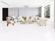 LUNA CARRARA, White Porcelain Tile, Tile, Flooring Tile, Porcelain 32"x32", High Glossy Finish, Rectified Edges