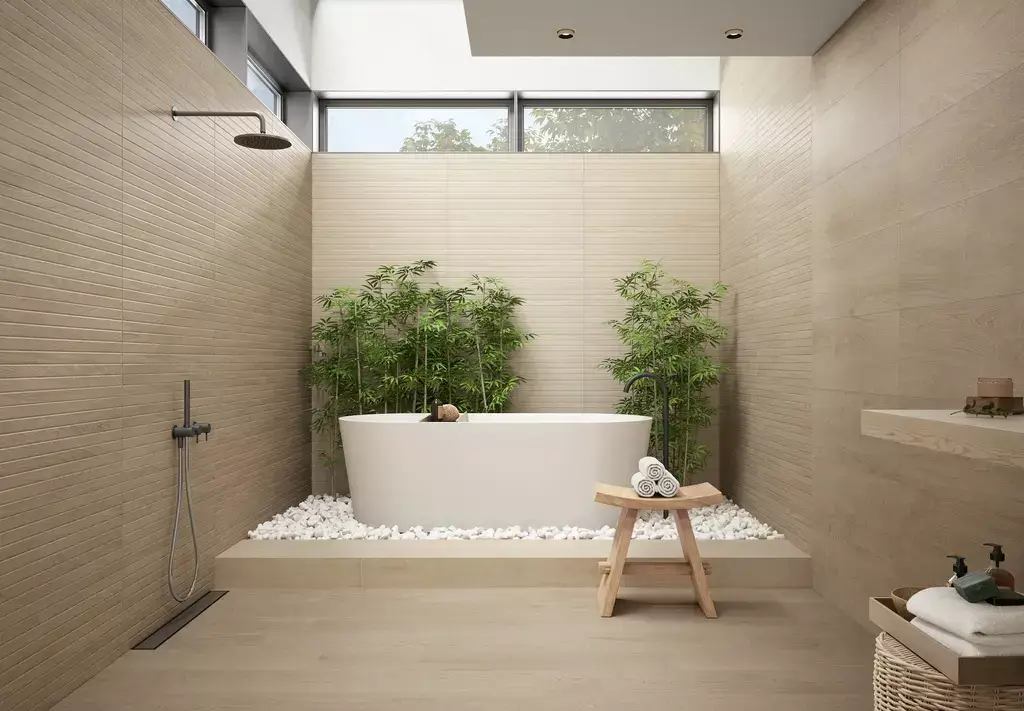 Clash Wood Beech Porcelain Tile β realistic beech wood-look porcelain with warm natural tones and authentic grain detail. Durable, water-resistant, and perfect for floors and walls in kitchens, bathrooms, and living areas. Combines the warmth of wood with the resilience and low maintenance of porcelain.